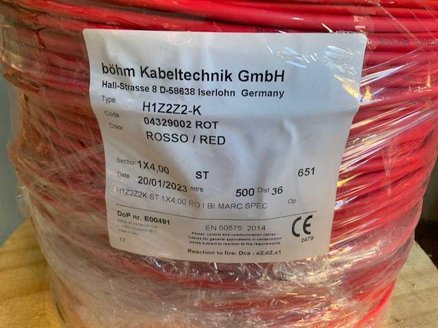 2024 böhm h1z2z2-k haspel zonnepaneel kabel (2x) - afbeelding 2 van  2