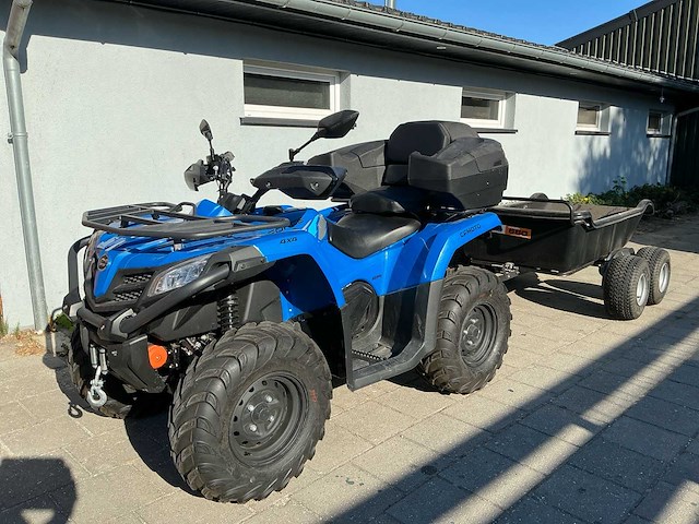 2024 cfmoto cforce450s quad met aanhanger - afbeelding 1 van  32