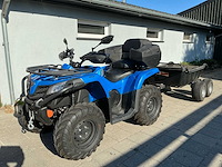 2024 cfmoto cforce450s quad met aanhanger