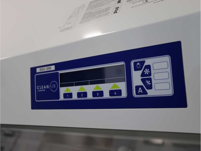 2024 clean air door baker biovanguard 6 laminaire flow cabinet - afbeelding 4 van  7