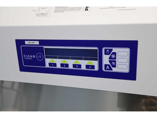 2024 clean air door baker biovanguard 6 laminaire flow cabinet - afbeelding 3 van  9