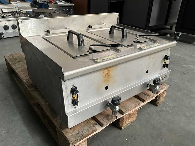 2024 combisteel fryer gas g6f200g-csl dubbele gasfriteuse - afbeelding 4 van  10