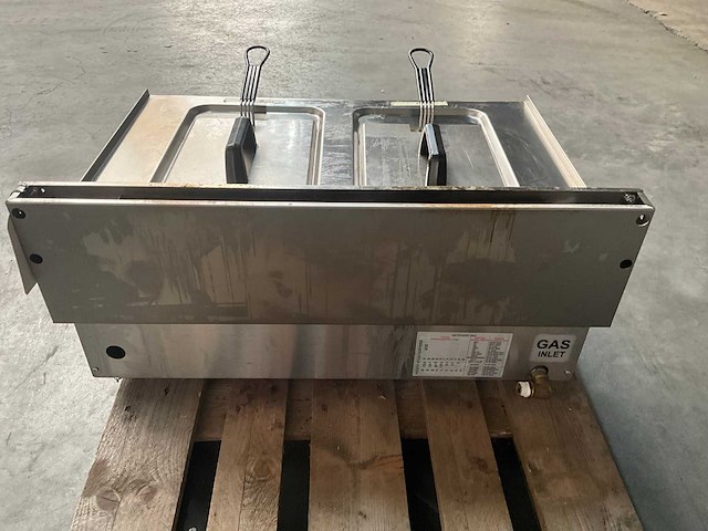 2024 combisteel fryer gas g6f200g-csl dubbele gasfriteuse - afbeelding 5 van  10