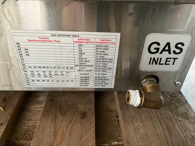 2024 combisteel fryer gas g6f200g-csl dubbele gasfriteuse - afbeelding 10 van  10