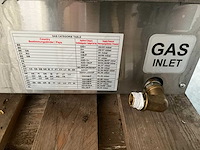 2024 combisteel fryer gas g6f200g-csl dubbele gasfriteuse - afbeelding 10 van  10
