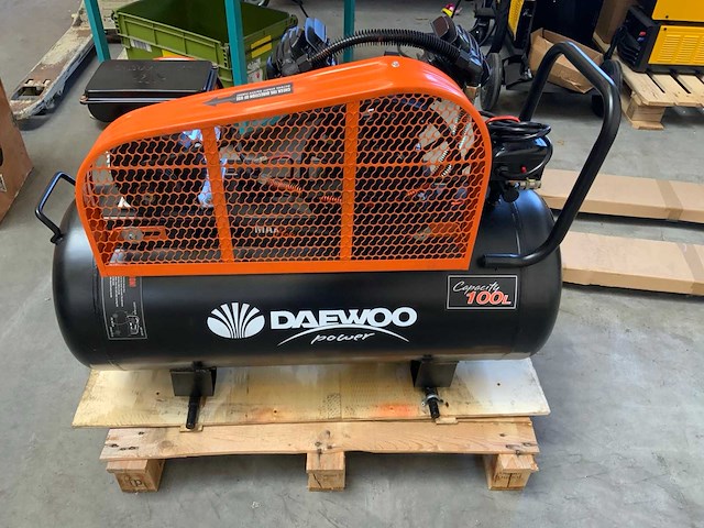 2024 daewoo daax100l luchtcompressor 100l - afbeelding 6 van  8
