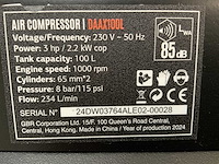 2024 daewoo daax100l luchtcompressor 100l - afbeelding 7 van  15