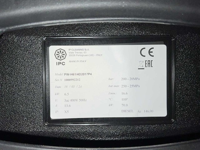 2024 dibo pw-h61 d2017p hogedrukreiniger - afbeelding 5 van  13