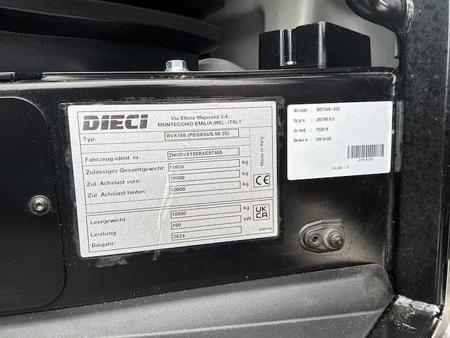 2024 dieci rvx155 pegasus 50.25 roterende verreiker - afbeelding 24 van  30