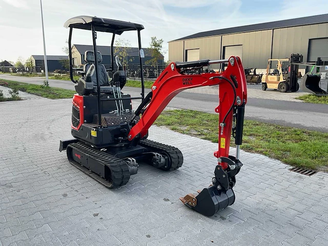 2024 dikk well rdt-18 mini rupsgraafmachine - afbeelding 12 van  17