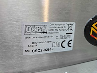 2024 dörr chocolade spuitcabine temereermachine - afbeelding 9 van  11