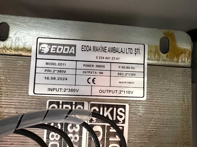 2024 edda kombi sp 1500 bn foliewikkelaar - afbeelding 91 van  125