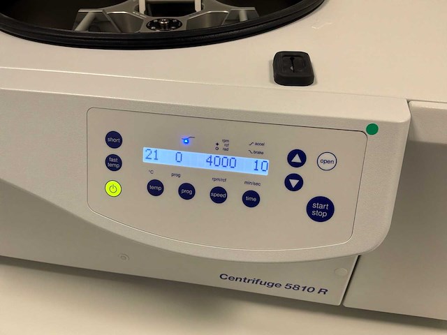 2024 eppendorf 5810 r hogesnelheids gekoeld laboratorium centrifuge - afbeelding 4 van  6