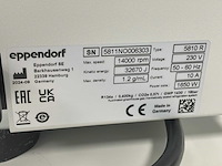 2024 eppendorf 5810 r hogesnelheids gekoeld laboratorium centrifuge - afbeelding 5 van  5