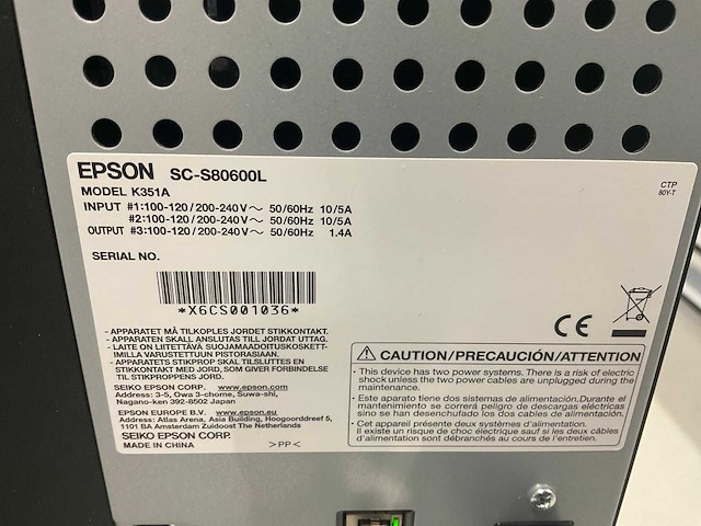 2024 epson surecolor s80600l grootformaat printer - afbeelding 2 van  15