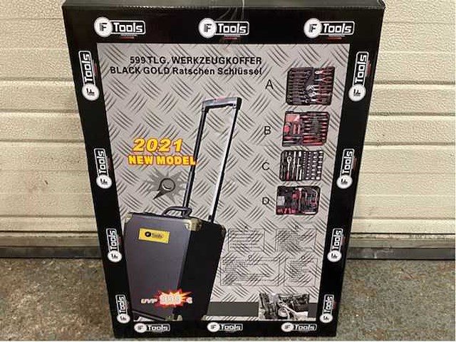 2024 f tools 599 delig gereedschapskoffer gevuld - afbeelding 7 van  8