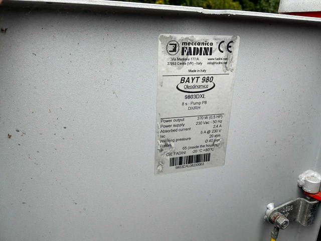 2024 fadini bayt 9803dxl slagboominstallatie - afbeelding 3 van  12