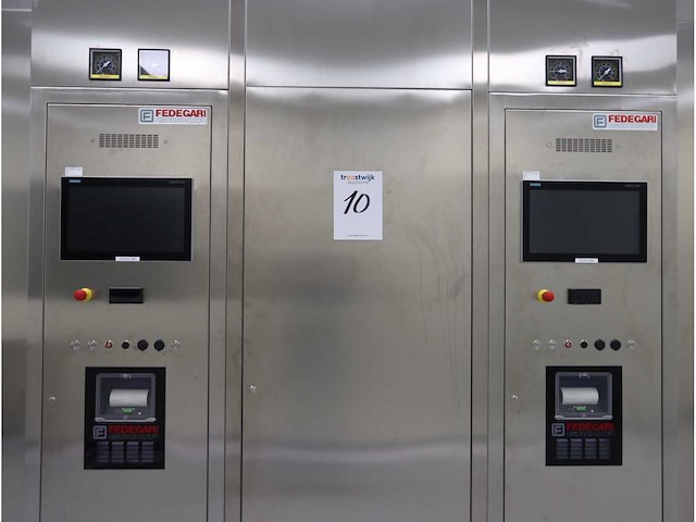 2024 fedegari fof6/9b decontaminatie/steriliserende autoclaaf (2x) - afbeelding 10 van  16
