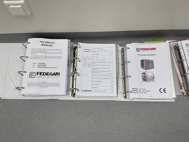 2024 fedegari fof6/9b decontaminatie/steriliserende autoclaaf (2x) - afbeelding 16 van  17
