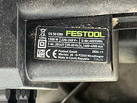 2024 festool cs50ebg precisio trek/afkortzaagmachine - afbeelding 4 van  8