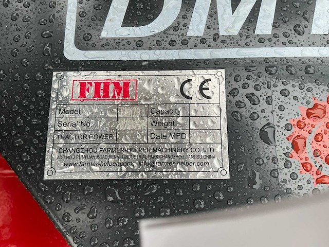 2024 fhm dm120 maaidek - afbeelding 9 van  9
