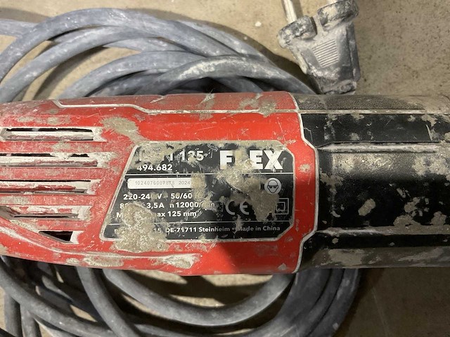 2024 flex l 811-125 haakse slijpmachine - afbeelding 3 van  3