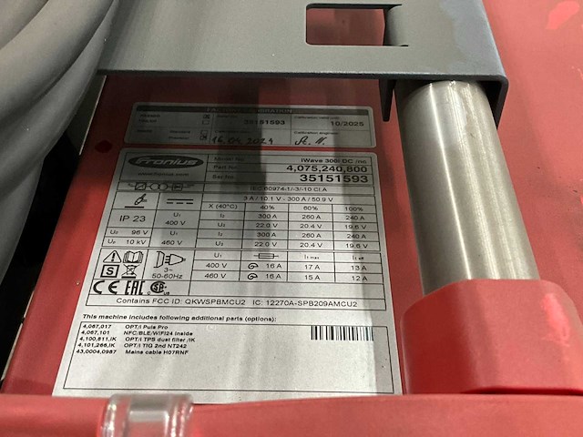 2024 fronius i-wave dc 300i dc tig-lasmachine - afbeelding 8 van  8