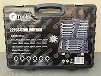 2024 ftools 22 delig steek en ringsleutelset - afbeelding 2 van  4