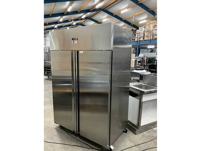 2024 gastro-inox 201.004 dubbeldeurs koelkast - afbeelding 2 van  7