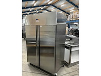 2024 gastro-inox 201.004 dubbeldeurs koelkast - afbeelding 2 van  7