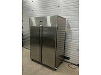 2024 gastro-inox 201.005 dubbeldeurs vrieskast - afbeelding 2 van  6