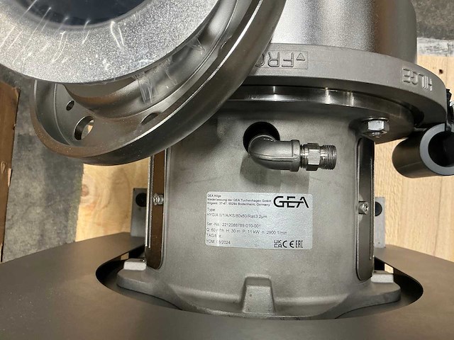 2024 gea hilge hygia ii/1/a/ks/80x80 centrifugaalpomp - afbeelding 4 van  5