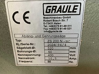 2024 graule zs200n digitale afkortcirkelzaagmachine - afbeelding 12 van  12
