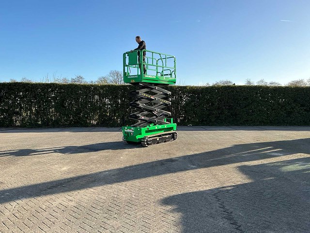 2024 hangcha hs1014tp rups-schaarhoogwerker 13 meter - afbeelding 2 van  9