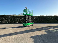 2024 hangcha hs1014tp rups-schaarhoogwerker 13 meter - afbeelding 2 van  9