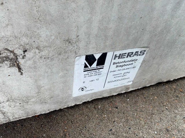 2024 heras mhtm microdrive access xxl slagboominstallatie - afbeelding 6 van  10