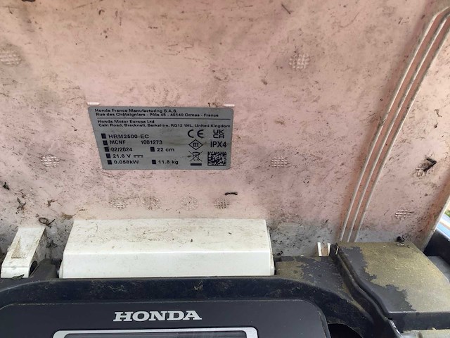 2024 honda hrm2500-ec robotmaaier - afbeelding 5 van  6