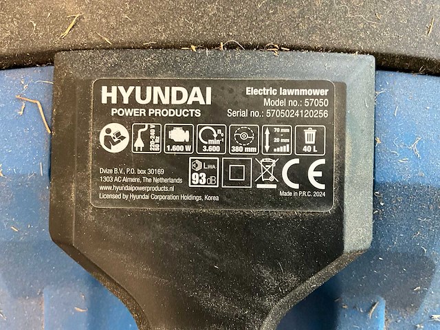 2024 hyundai 57050 grasmaaier - afbeelding 6 van  6