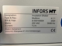 2024 infors ht multitron laboratory incubatieshaker (3x) - afbeelding 8 van  9