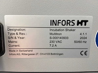 2024 infors ht multitron laboratory incubatieshaker (3x) - afbeelding 2 van  2