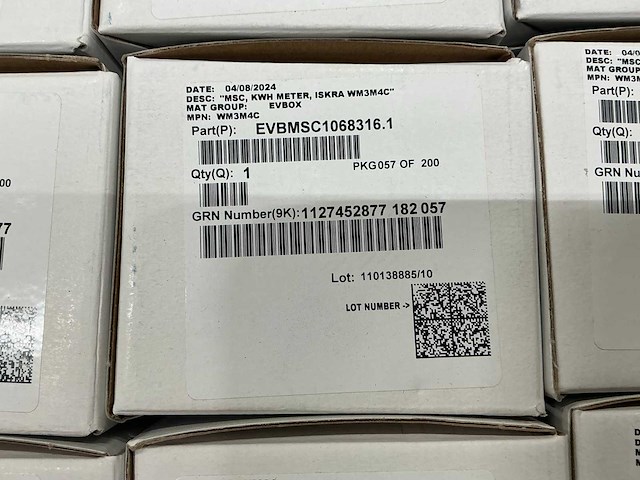 2024 iskra wm3m4c laadpaal en energiedistributie kwh meter (1000x) - afbeelding 4 van  4