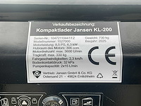 2024 jansen kl-200 kompakt-rupslader - afbeelding 9 van  17