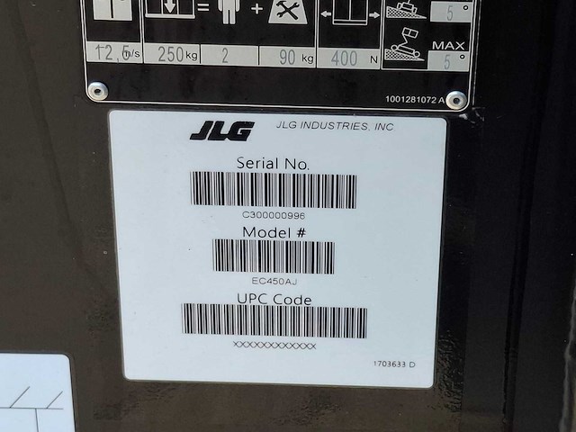 2024 jlg 450aj hoogwerker - afbeelding 14 van  21