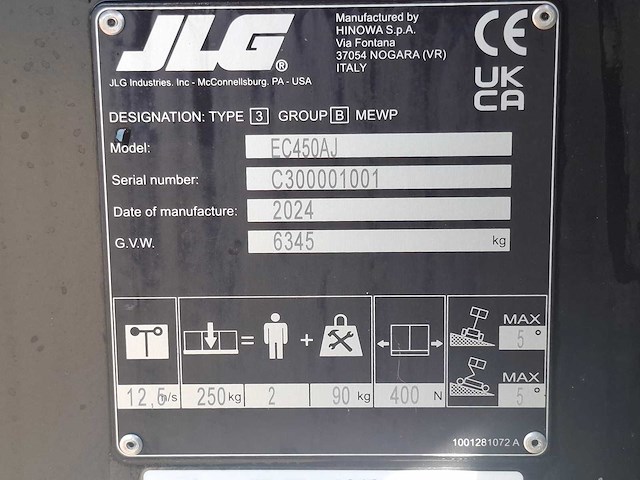 2024 jlg 450aj hoogwerker - afbeelding 8 van  28