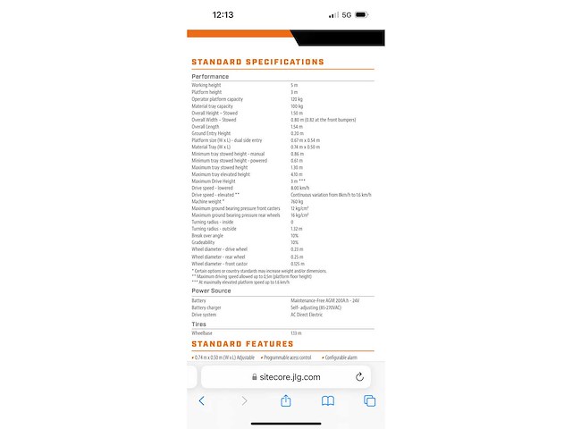 2024 jlg dsp - s orderpicker ongebruikt - afbeelding 7 van  8