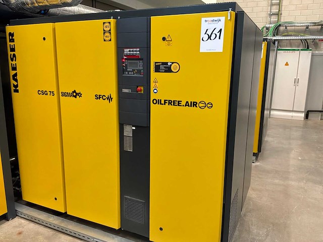 2024 kaeser csg 75 w sfc schroefluchtcompressor - afbeelding 1 van  5