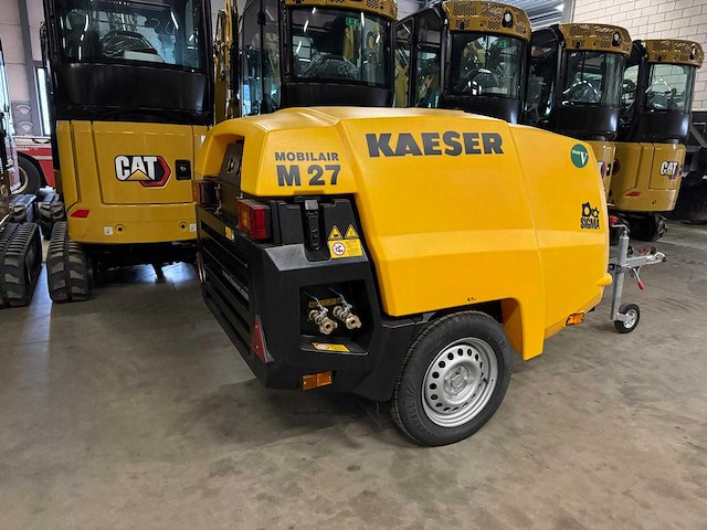 2024 kaeser m27 pe mobiele bouwcompressor 14 bar - afbeelding 6 van  12