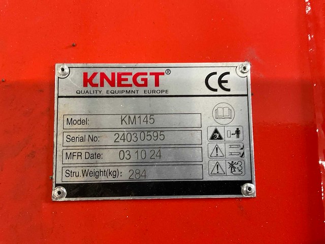 2024 knegt km145 klepelmaaier - afbeelding 7 van  7