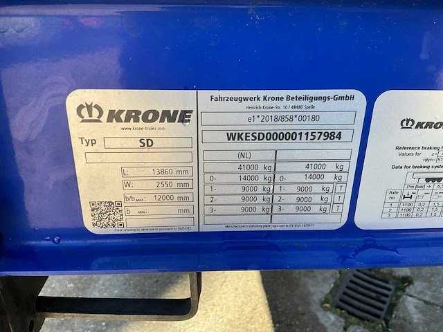 2024 krone sd oplegger - afbeelding 15 van  36