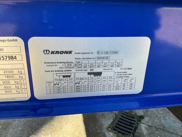 2024 krone sd oplegger - afbeelding 16 van  36